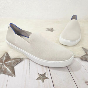 Rothy's The Original Slip On Sneaker Sand beige greige knit women's size 11